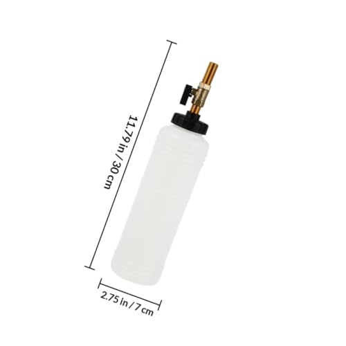 Abaodam Bouteille de Purge de Freins à Vide 2pcs en Plastique et Fer pour Voiture, Opération Sécurisée et Élimination D'huile, Outil Professionnel pour Véhicule