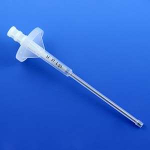 Globe Scientific 3900 Dispenser Syringe Tip for Repeat Volume Pipettors, 0.05ml Volume (Pack of 100)