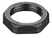 HUBBELL WIRING DEVICES LNP7BPK100 LOCKNUT, Nylon, PG7, 19.1MM W, PK100