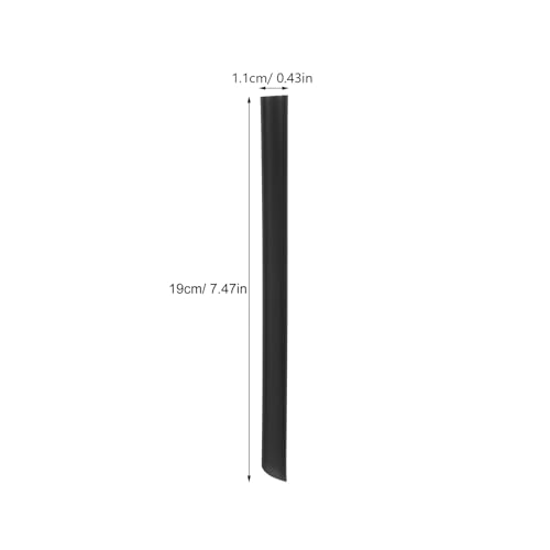 500 pitillos desechables negros 16 cm gruesos 1.1 mm miniatura 2