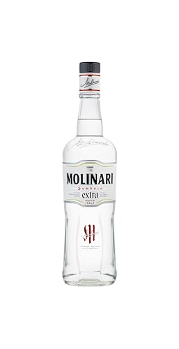 Molinari Extra Sambuca | Italiens Nr. 1 Sambuca | Klassischer Anislikör | Kräftig, süß & würzig | 40% vol. | 1L