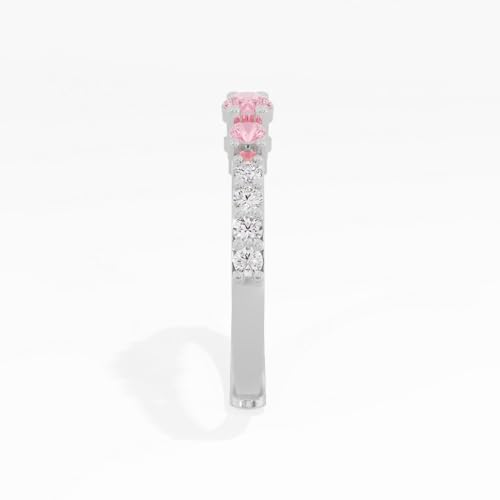 Image of U ARE 925 Sterling Silver 18K Gold and Rose Gold Plated Sparkling Three-Stone Ring | Gift for Women and Girls | With Certificate of Authenticity and 925 Stamp
