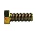 1/2-20 x 1 1/2 Hex Head Cap Screws, Steel Grade 5, Zinc Yellow Plating (Quantity: 300 pcs) - Fine Thread UNF, Fully Threaded, Length: 1 1/2 Inch, Thread Size: 1/2 Inch