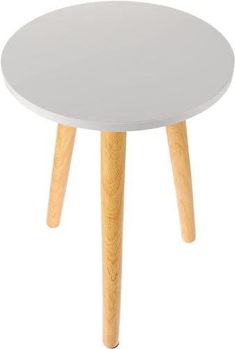 Image of WOOYNEX WOODEN Multifunctional Plant- Stand - Modern Home Decor, Wood Planter Holder for Flower Pots, For Living Room Bedroom Balcony Indoor and Outdoor - Kids Stool-(White)