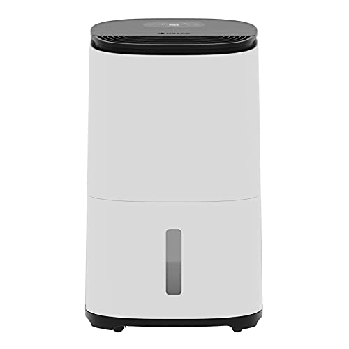 Meaco Dry Arete One podwójny osuszacz powietrza 25 l i oczyszczacz powietrza HEPA - 5-letnia - kontroluje wilgotność i usuwa nadmiar wilgoci w dużych domach - niska energia