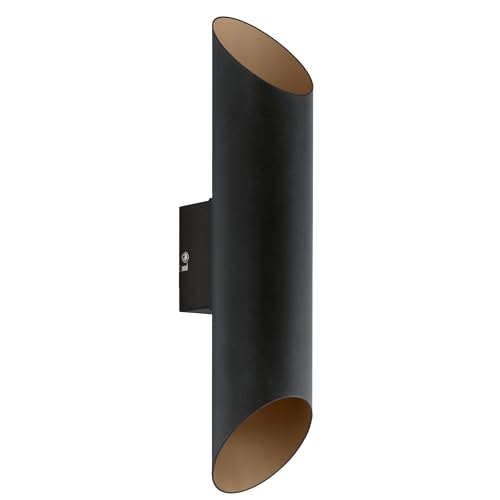 EGLO LED Außen-Wandlampe Agolada, 2 flammige Außenleuchte,...