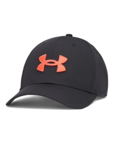 Under Armour Herren Blitzing Cap Stretch Fit (006) Black/Venom Red, Medium/Large