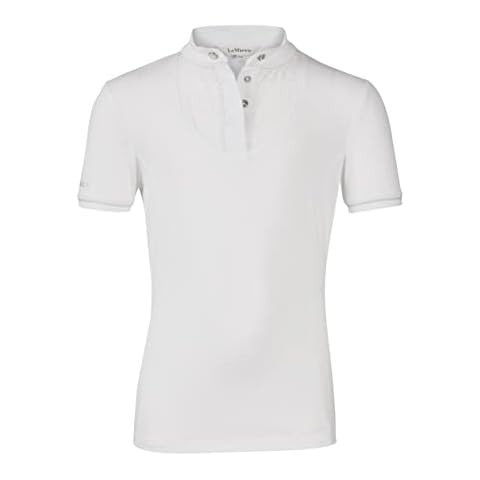 LeMieux Girl's Belle Show Shirt - White Cover