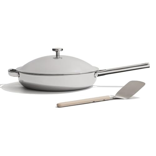 Our Place Titanium Always Pan Pro | 10.6' PFAS-Free Nonstick Frying Pan with Spatula | Chef-Grade...