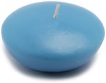 CFZ-056-6 3 in. Floating Candles Turquoise - 72 Piece