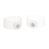 WRITWAA Anillos Magnéticos de Silicona para Dedos del Pie Función Adelgazante y Masaje Que Estimula Puntos de Acupresión, Diseño Casi Invisible y Reutilizable