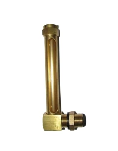 Indicateur de niveau d'huile laiton G3/8 BSP 30cm coudé L