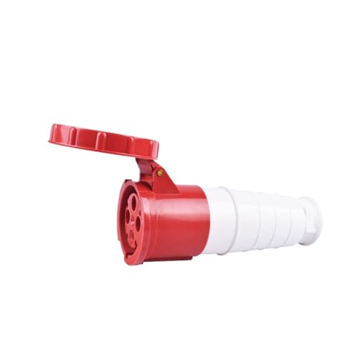 IP67 63A/125A �Y�Ɨp�v���O�ƃ\�P�b�g 3P/4P/5P �h���d�C�R�l�N�^ �d���ڑ� �Y�Ɨp�v���O 220V 380V 415V(Coupler 4P 63A)