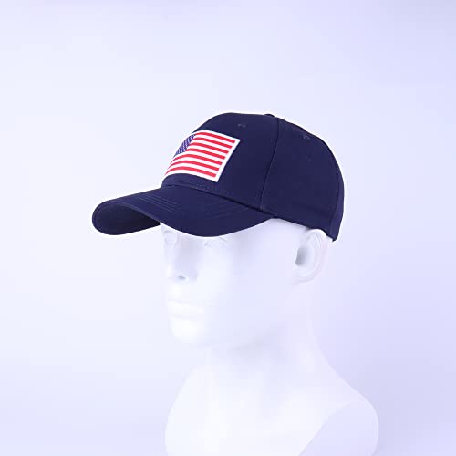 Image of LANGZHEN Unisex Baseball Cap 100% Cotton Fits Men Women Washed Denim Adjustable Dad Hat