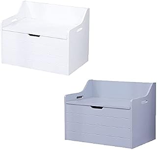 AVC Designs Lounge Bedroom Playroom Nursery Storage Toy Box Chest (Grey)