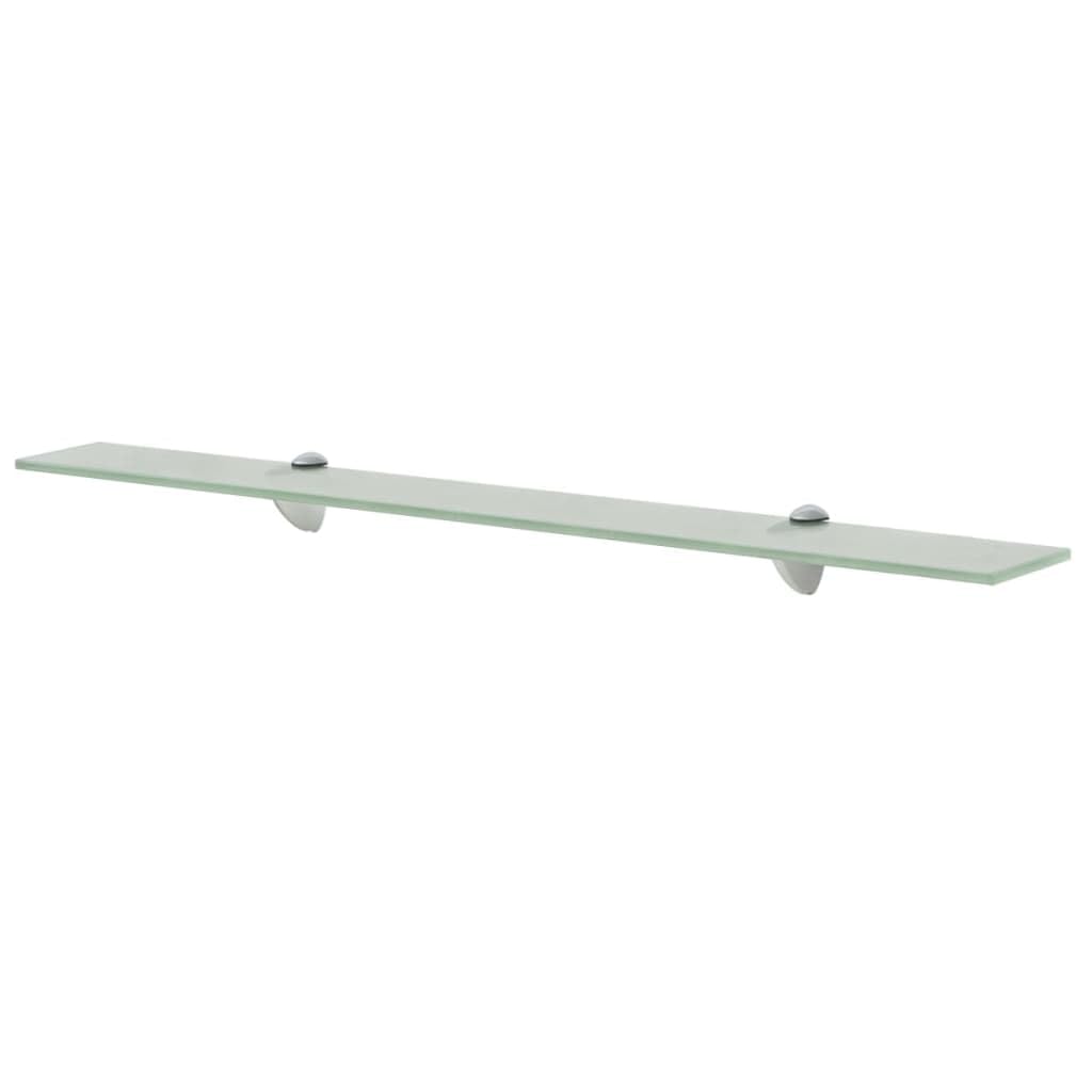 vidaXL Wall Floating Shelf Panel Glass Sheet Plate Storage Room Shelving Display