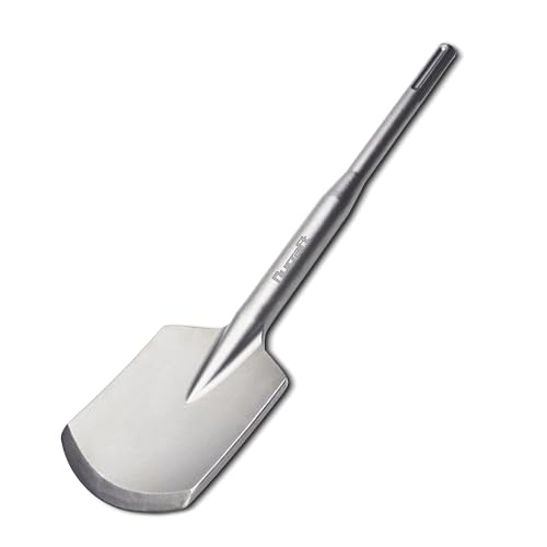 Nucraft Burin asphalte SDS MAX 115 x 460 mm Burin à pelle pelle à argile Bêche Pelle