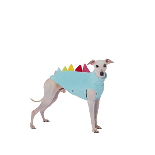 ESCCBOO Italian Greyhound & Dachshund Dog Fleece Dinosaur Sleeveless Onesie, Cozy Turtleneck Costume...