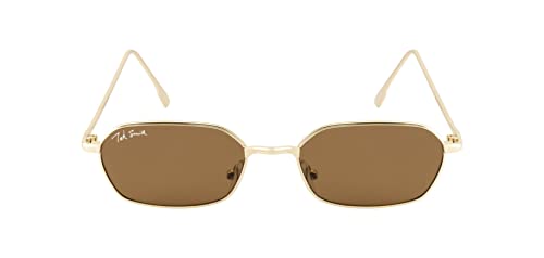 Image of Ted Smith Men's Women's UV Protection Metal Ovlish Sunglasses