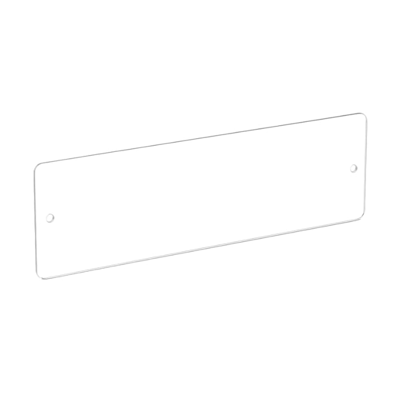 2 Transparente Acryl-Stuhlschutzleisten 60x14 cm – Wand- und...