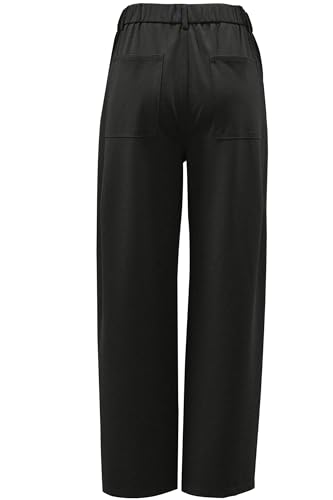 Arach&Cloz 2025 Women's Stretch Wrinkle Free Wide Leg Trousers Casual High Elastic Waisted Loose Palazzo Pants with Pockets3