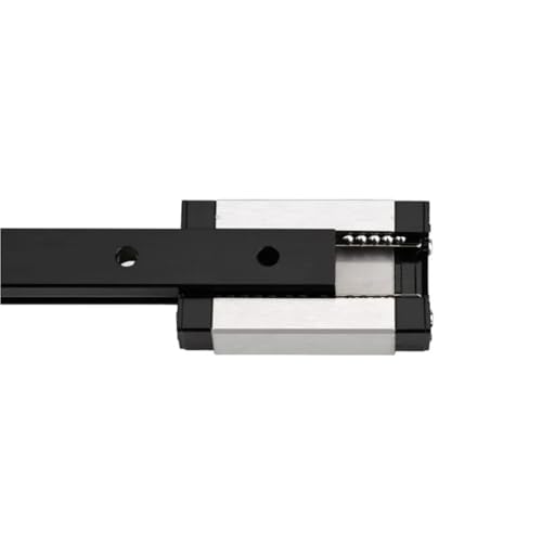 Rail de guidage MGN12 avec bloc linéaire noir de 800mm pour guidage mécanique précis