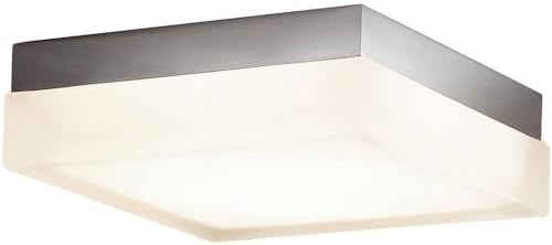 Miniatura 5 de WAC Lighting dweLED, dados 6in LED cuadrado empotrado montaje empotrado 3000K en níquel cepillado