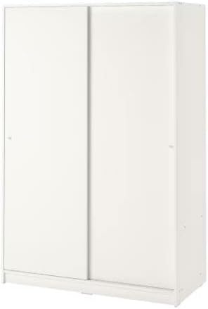 IKEA Kleppstad Sliding Doors Wardrobe (White)