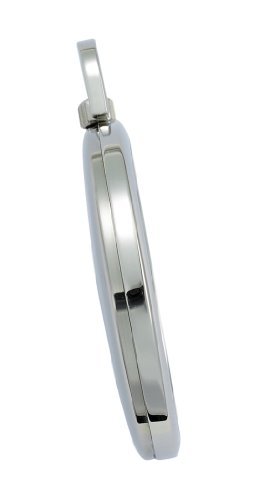 Gotham Men's Silver-Tone Ultra Thin Railroad Open Face Quartz Pocket Watch # GWC15027SG