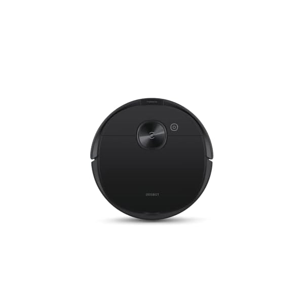 ECOVACS DEEBOT N8 Black (Neuheit 2022) Staubsaugerroboter mit Wischfunktion (OZMO), 2300 PA Saugleistung, Saugroboter für Tierhaare, intelligenter Navigation (dToF Laser-Sensor), Alexa/Google, schwarz