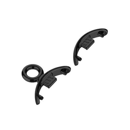 Smart Band 10 �p �X�g���b�v�o���h�A�_�v�^�[ �y���_���g�R�l�N�^ �X�e�����X���A���� �X�g���b�v�p�R�l�N�^�[ 2�Z�b�g(�u���b�N)