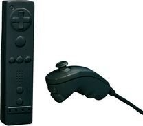 Mini Wii Controller and Nunchuk Bundle - Black