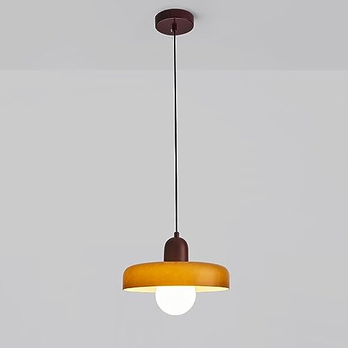 Lampe suspendue en verre polyvalente avec éclairage ajustable à 360