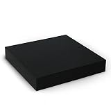 【オーディオボード】漆黒のエンペラーブラック 15×15×2.5cm 地上最高クラスの硬度と比重 この石でしか感じられない「音」がある ワンランク上の音 天然石スピーカースタンド スピーカー台 インシュレーター SPEAKST-B150t25