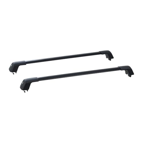 Barres de toit universelles aluminium rail latéral transversal 122cm