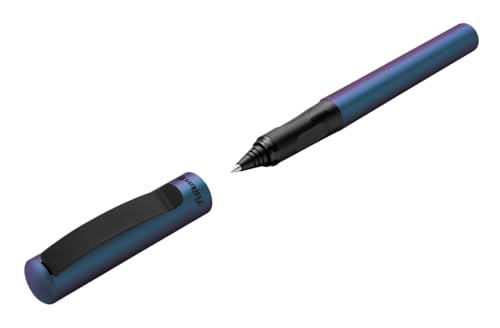 Pelikan Tintenroller Pina Colada Holo inkl. Standard-Tintenpatrone, nachfüllbar, blau, 1 Stück