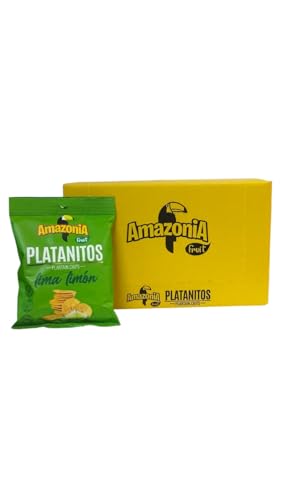 CAJA DE PLATANITOS - AMAZONIA - PLATANITOS LIMA LIMON - 15 UNIDADES DE 75 GRAMOS CADA UNA - 1125 GRAMOS LA CAJA
