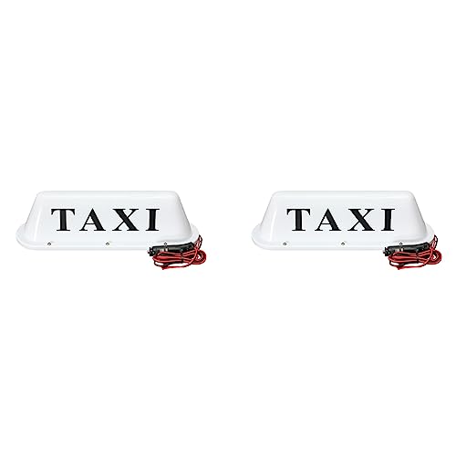 Luz de taxi para cabina con base magnética ideal para turnos nocturnos de lluvia en ciudad