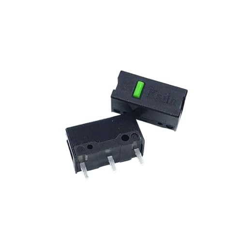 Bouton de micro-interrupteur de souris noir pour réparation et remplacement de clic en lot de 10