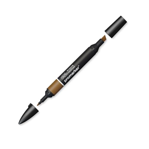 Image of Winsor & Newton Promarker, Alcohol Based Markers, Burnt Sienna (O324), Double Tipped Drawing Marker Set for Artists, Graphic Designers, Illustrators - Chisel & Fine Twin Tip, Streak Free Coverage