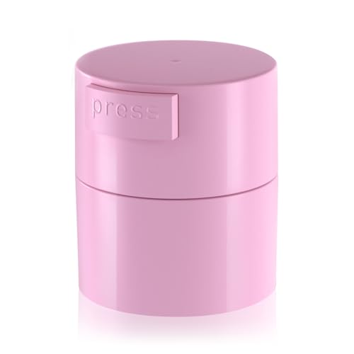 Buqikma Eyelash Glue Storage Container, Pink Sealing Extension Eyelash Glue Jar Storage Tank with Bottom Sealed Adhesive Stand Activated Storages for