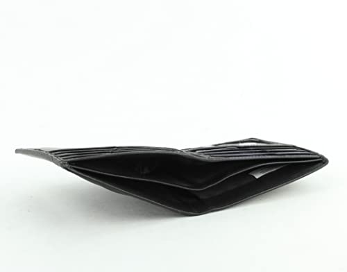 American Bison Slim Genuine Leather Bifold Wallet for Men – Secure RFID Blocking Men's Wallet – Durable & Classic Style (Black) (Black)4