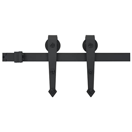 Vidaxl Porta Scorrevole Con Set Hardware 70X210 Cm Legno Massello Pino - 8