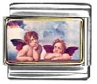 Cherubs by Raphael Italian Charms Bracelet Link