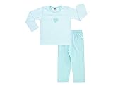 Jacky 2-teiliger Schlafanzug für Mädchen, Größe: 98/104, Alter: 3-4 Jahre, Mintgrün, 580060