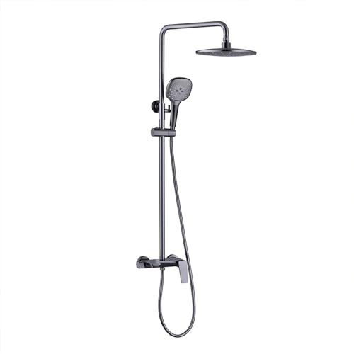 Pommeau de douche à effet pluie et douchette 3 modes réglables