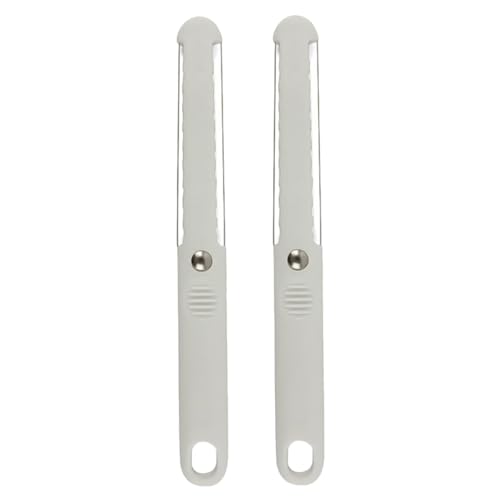 OFFSCH 2Pcs Plastic Cheese Butter Slicer Non Slip Kitchen Cutting Gadget for Easy Cheese Butter and Bread Slicing Convenient Storage with Hanging