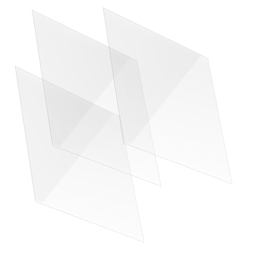 HEALEEP 3pcs Transparent Acrylic Shelf Dividers for Closet Organization High Clarity Separator Panels for Pantry and Cabinet Storage for Neat and Tidy Arrangements