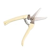 BESTonZON Tijeras de Poda de Acero Inoxidable Ergonómicas para Jardín Tijeras Ligeras de Podar Ramas con Mango Cómodo para Jardineros y Aficionados al Cuidado de Plantas