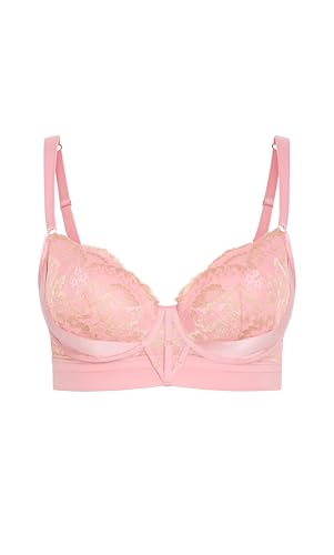 Image of City Chic Plus Size Bra - Alexis Contour Longline